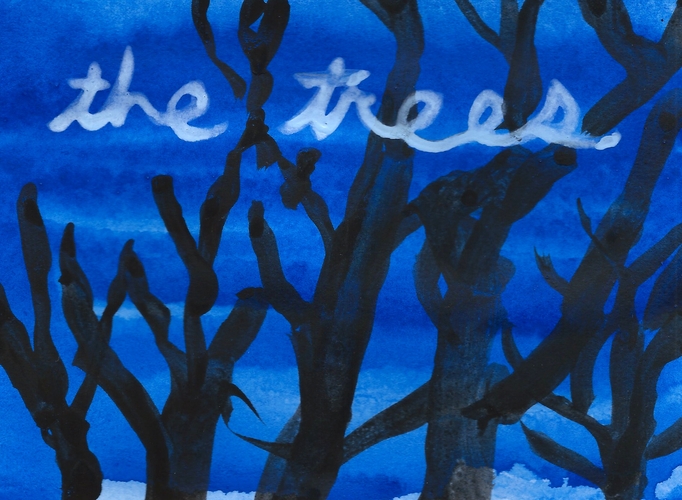 the trees