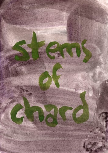 stems of chard